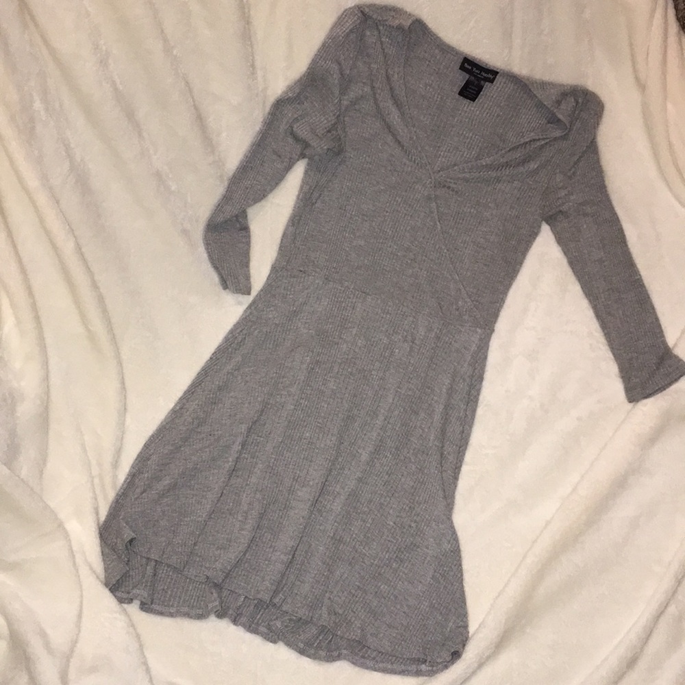 Gray textured Dress